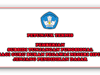 Inilah Petunjuk Teknis Pemberian Subsidi Tunjangan Fungsional Bagi Guru Bukan Pegawai Negeri Sipil (Non PNS) Jenjang Pendidikan Dasar