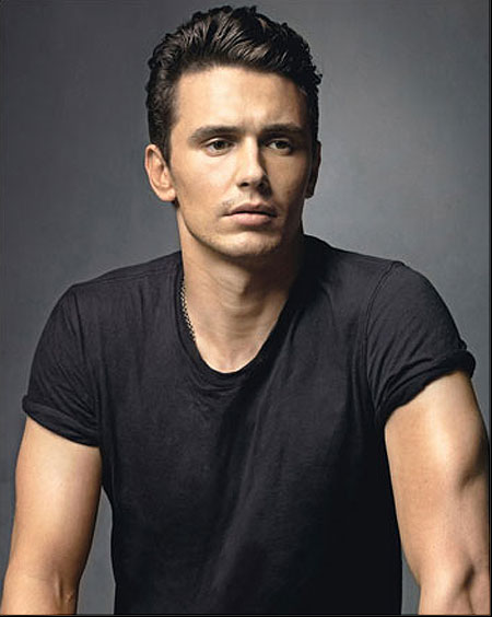 james franco long hair. Even with the 70's porn-stache, I'd still hit that! So be still my heart, 
