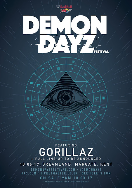 Gorillaz Announce First Live Show of 2017, Gorillaz tour 2017, gorillaz live 2017, demon dayz festival gorillaz, demon dayz festival 2017, gorillaz tickets 2017, gorillaz world tour 2017, new gorillaz album 2017, 