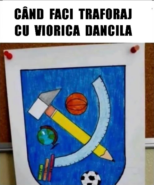 Viorica Dancila, profesoara de traforaj