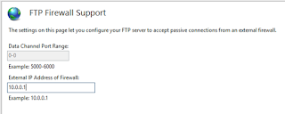 IIS - FTP Firewall Support