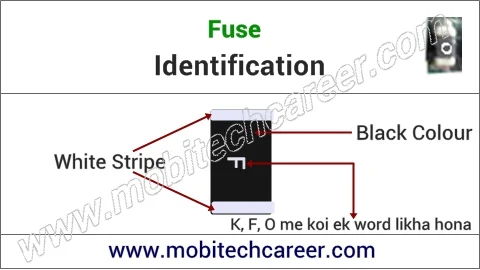 mobile phone repair krna sikhe - pcb circuit board motherboard per small parts - fuse ki pahchan kaise kare | karya or khrabiya