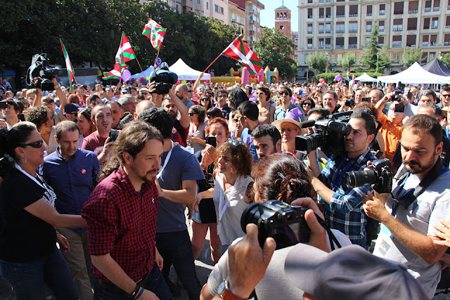 Mitin de Elkarrekin Podemos en Barakaldo, con Pablo Iglesias