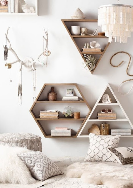 bedroom wall shelves ideas