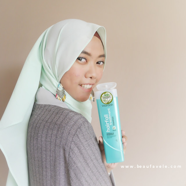 Wardah shampoo perawatan rambut rontok