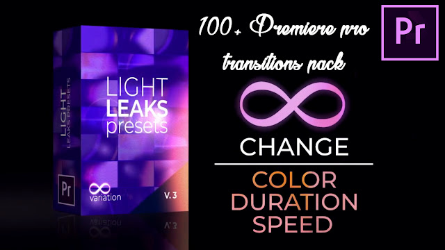 100+ Transitions Pack + Light Effect for Premiere Pro
