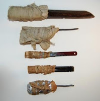 Shivs. Contraband prison weapons, ca. 1960-1980. 2007.70. Collection of the NLEM, Washington, D.C.