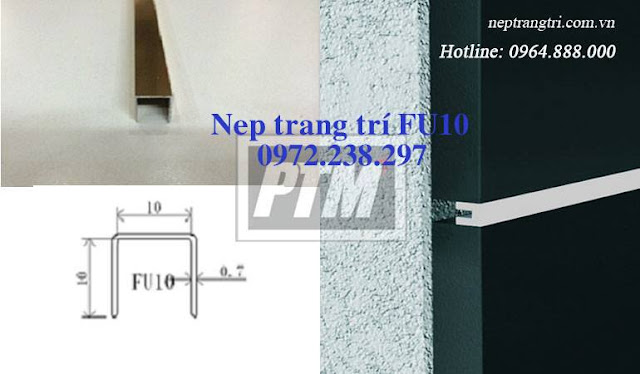  Nẹp chữ U - FU10 ly