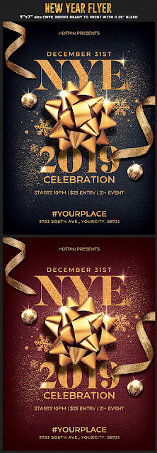  New Year Flyer Invitation