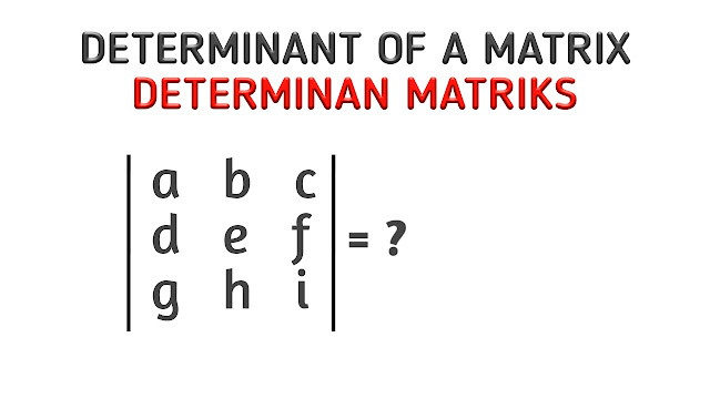 Determinant matrix calculator / kalkulator determinan matriks