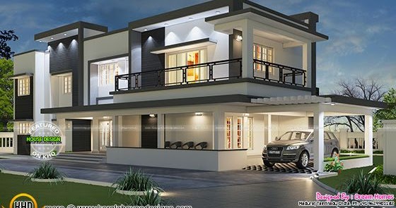  Free  floor plan  of modern house  Kerala home  design  and 
