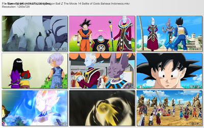 Download Film / Anime Dragon Ball Z Movie 14 (Battle of Gods) Bahasa Indonesia