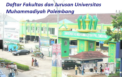 Daftar Fakultas dan Jurusan UMP Universitas Muhammadiyah Palembang Terbaru