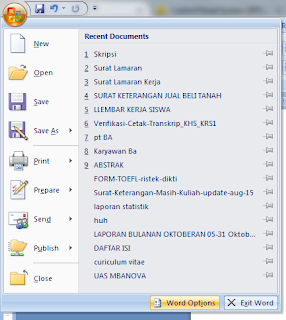 Setting Save Auto Recover