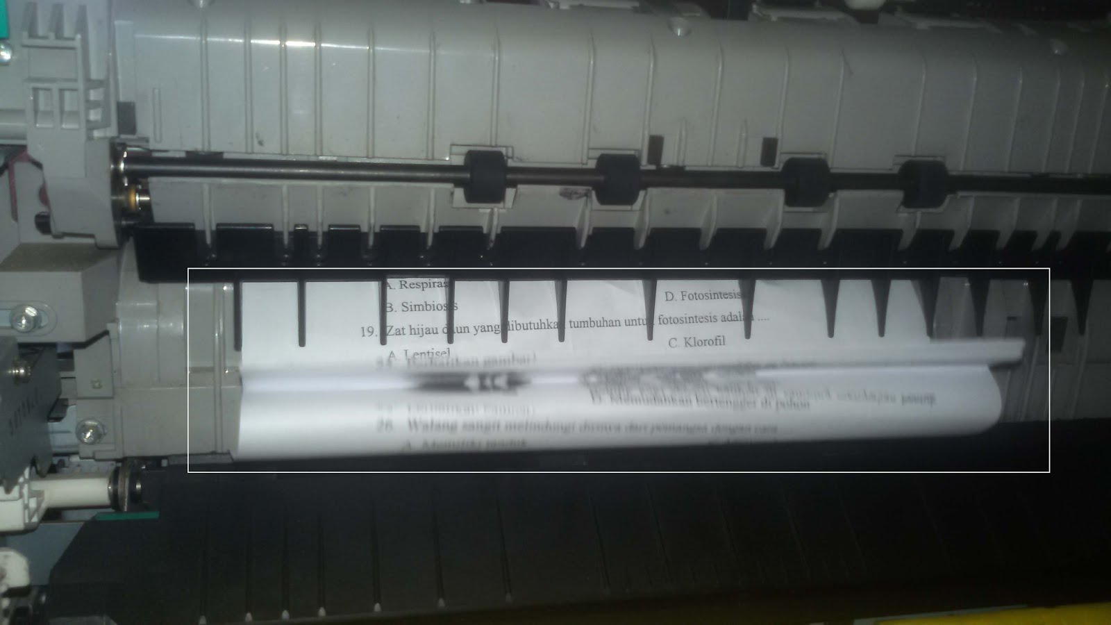 Mengatasi paper jam di fixing mesin fotocopy canon ir 3570 