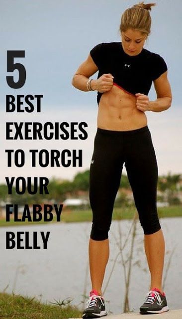 5 Best Exercises To Torch Your Flabby Belly ~ Medihealer