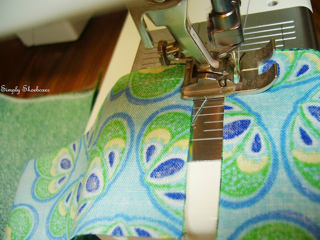 Kite Tailing while sewing to save time and thread.