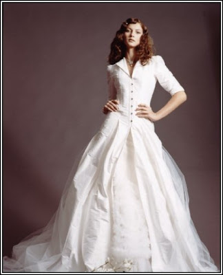 Wedding dress winter