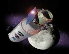 LCROSS video de la NASA del impacto lunar NASA TV video L-CROSS L CROSS impacto en la luna LCROSS