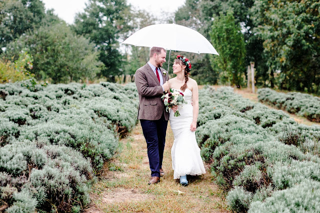 A rainy fall backyard tent wedding in Chestertown, MD photographed by Heather Ryan Photography