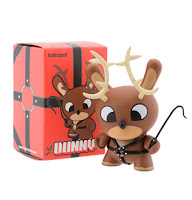 Kidrobot - 3 Inch Reindeer Dunny and Packaging by Chuckboy