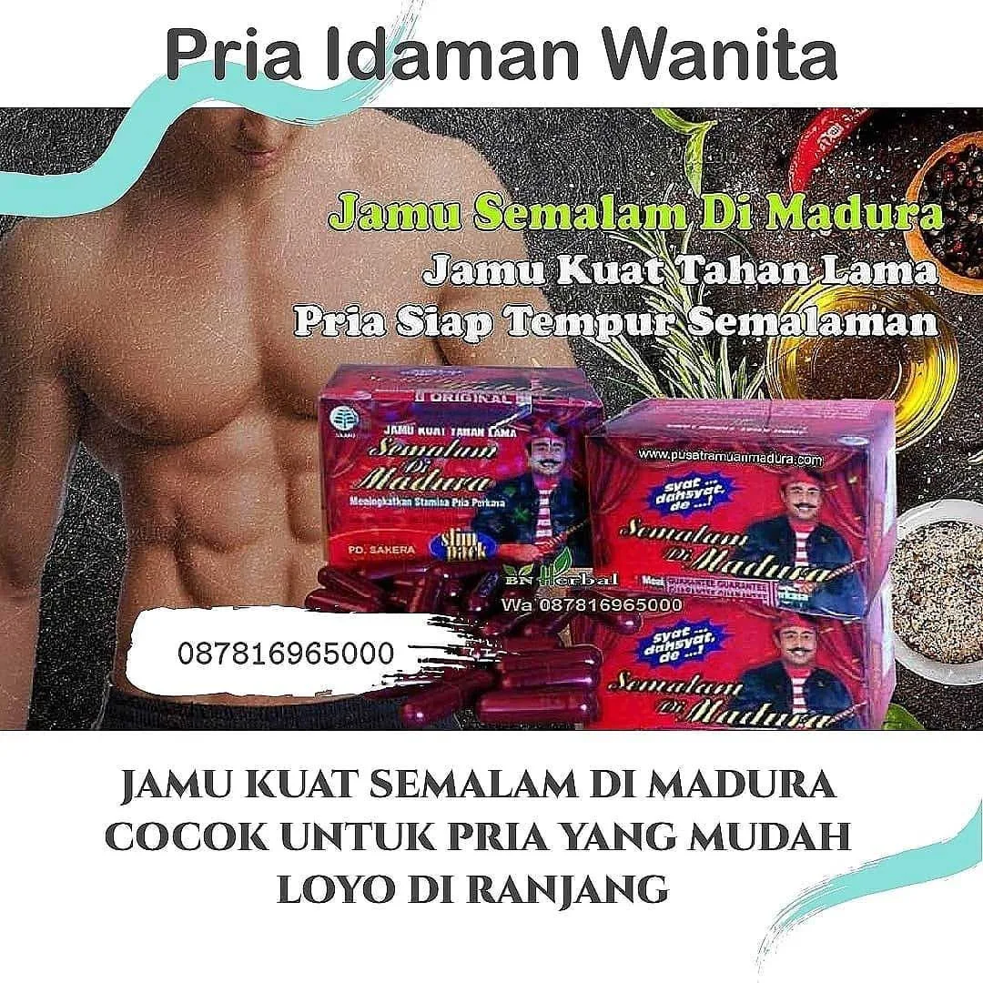 Jamu Semalam Di Madura Kuat Tahan Lama 