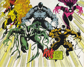 5 Simbiontes de Marvel: Grito, Lasher, Riot, Phage