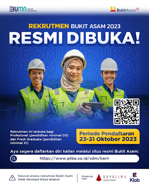 Rekrutmen PT Bukit Asam Tbk