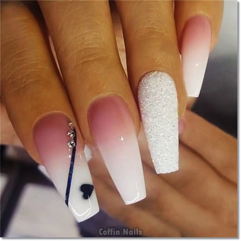 Coffin Nail, Coffin Nail Design, Coffin Nail Ideas