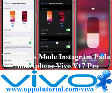 Fitur Dark Mode Instagram Pada Smartphone Vivo V17 Pro