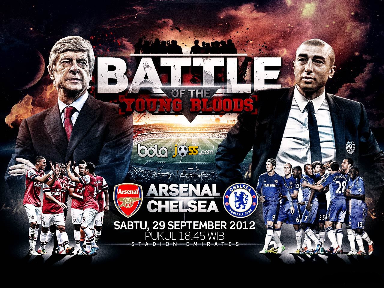 Prediksi Skor Arsenal vs Chelsea 29 September 2012