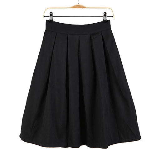 Flare Knee Length Skirt