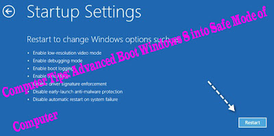 Computer Tips: Advanced Boot Windows 8 into Safe Mode for Computer