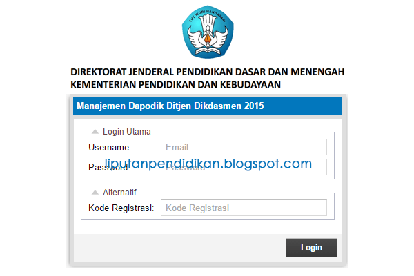 Pendaftaran Ujian Nasional (UN) Tahun 2016