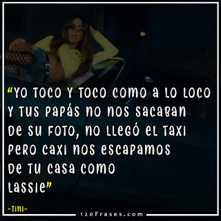 captura del video recuerdo de tini con letra