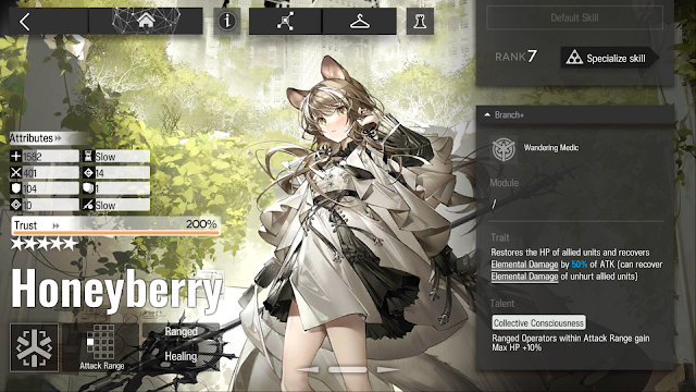 [Arknights] รีวิว Honeyberry