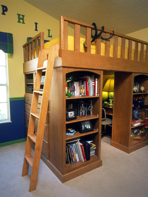 Loft Bed with Storage