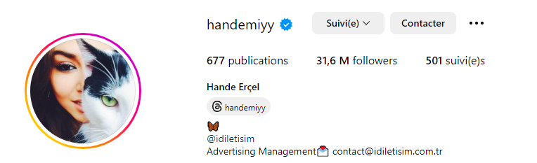 Hande Erçel, after receiving criticism on her acting recently, expressed her frustration by saying, "I am just a person who lives her own life, so let me be. It is not right to try to harm me." Following her statement, Hande Erçel removed the title of "actress" from her Instagram bio and deleted all her set photos. This move surprised many.