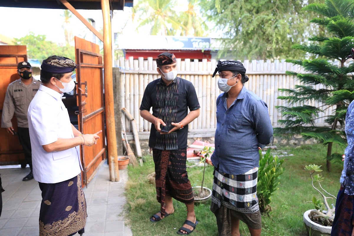   Bupati Suwirta Monitoring Rencana Penyiapan Lokasi Isoter di Nusa Penida