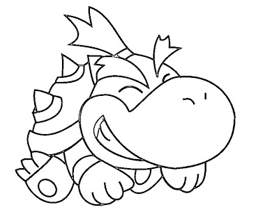 #12 Bowser Coloring Page