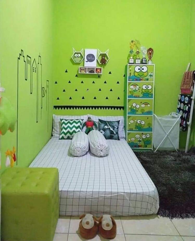 Contoh Desain  Kamar  Tidur  Mungil Sederhana  Foto  Desain  