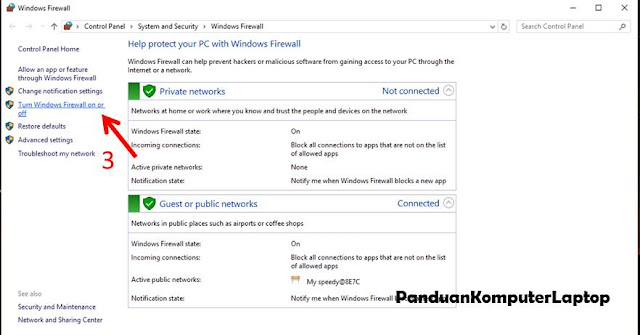  ini sanggup dilakukan dengan beberapa langkah gampang dan cepat Berita laptop Cara Mematikan Firewall Windows 7 8 10 Dijamin Work 100%