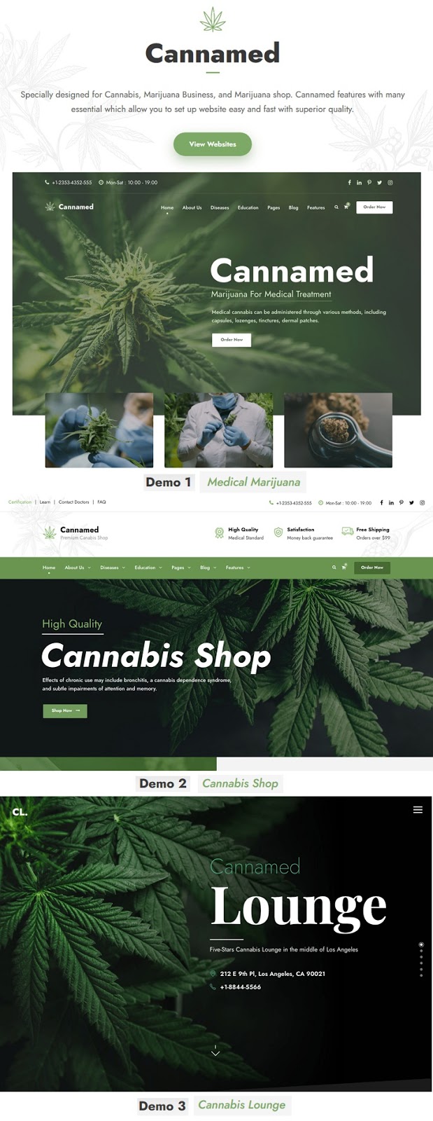 Cannabis & Marijuana WordPress Theme