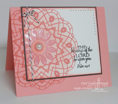 ODBD Doily Blessings, Card Designer Angie Crockett