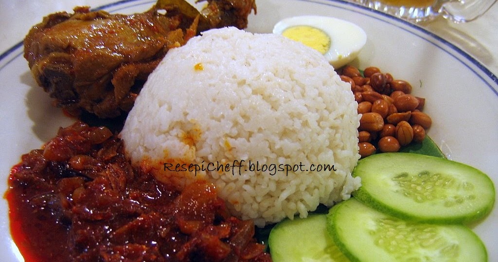 Resepi Nasi Lemak Rendang Daging - CRV Turbin