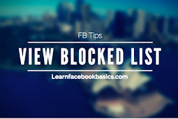 How do I view My Blocked List on Facebook | Unblock Friends