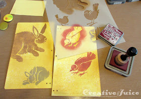 Butterfly Journal by Lisa Hoel with StencilGirl® Stencils