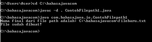 file path Java