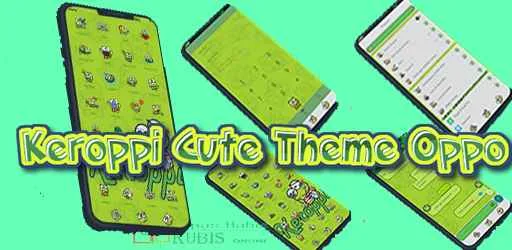 Tema Keroppi Untuk Oppo A71, A83, A3S, A5S, A5, A7, F3, F5, F7, F9, A31 | Tema All Oppo dan Realme