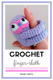 Crochet Finger Sloth